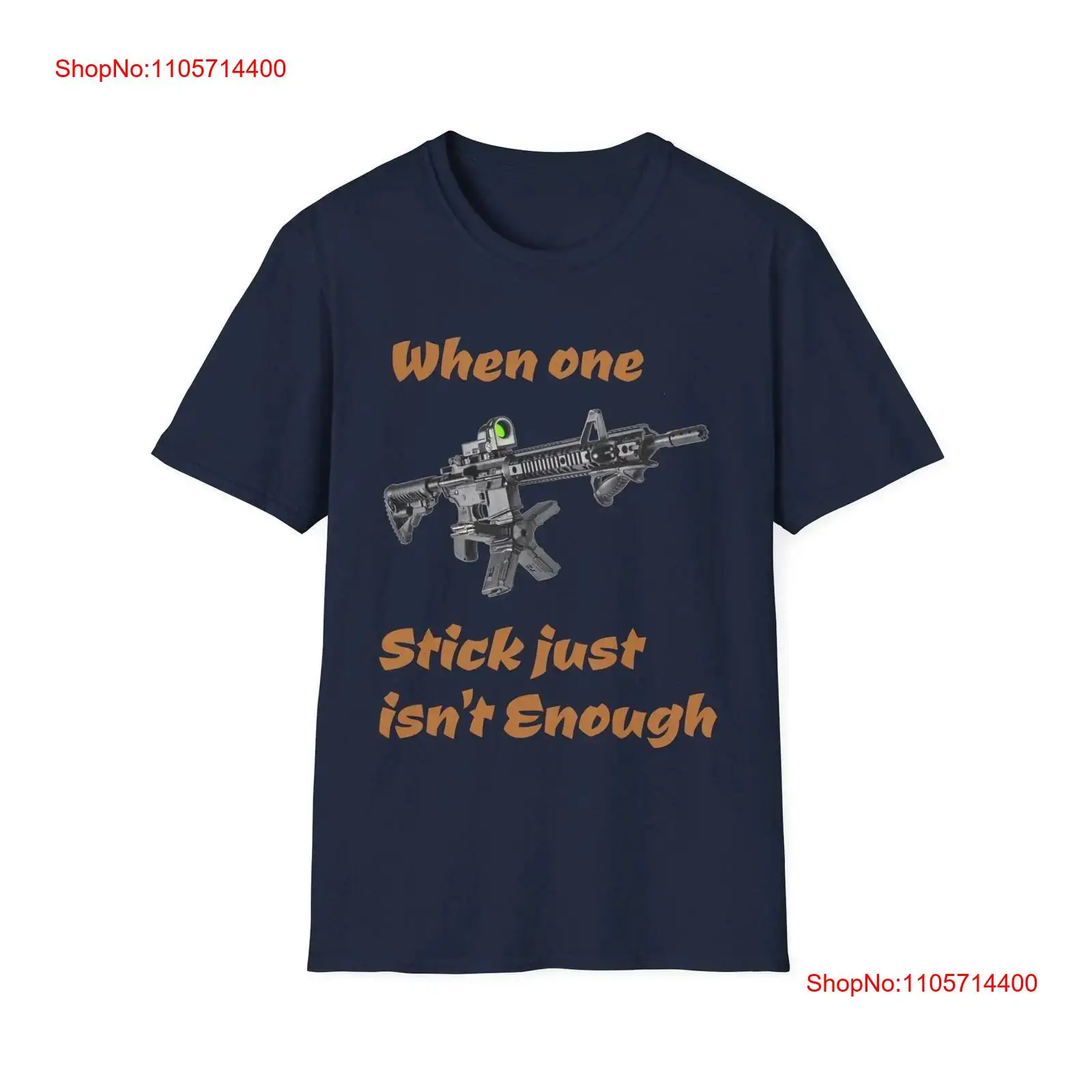 Mens Fashion Magazines - Kaos T-Shirt assult rifle lyfe stick