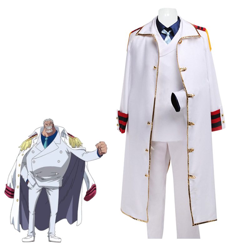 Trench Coat Men - Kostum Cosplay Monkey D Garp, Pakaian