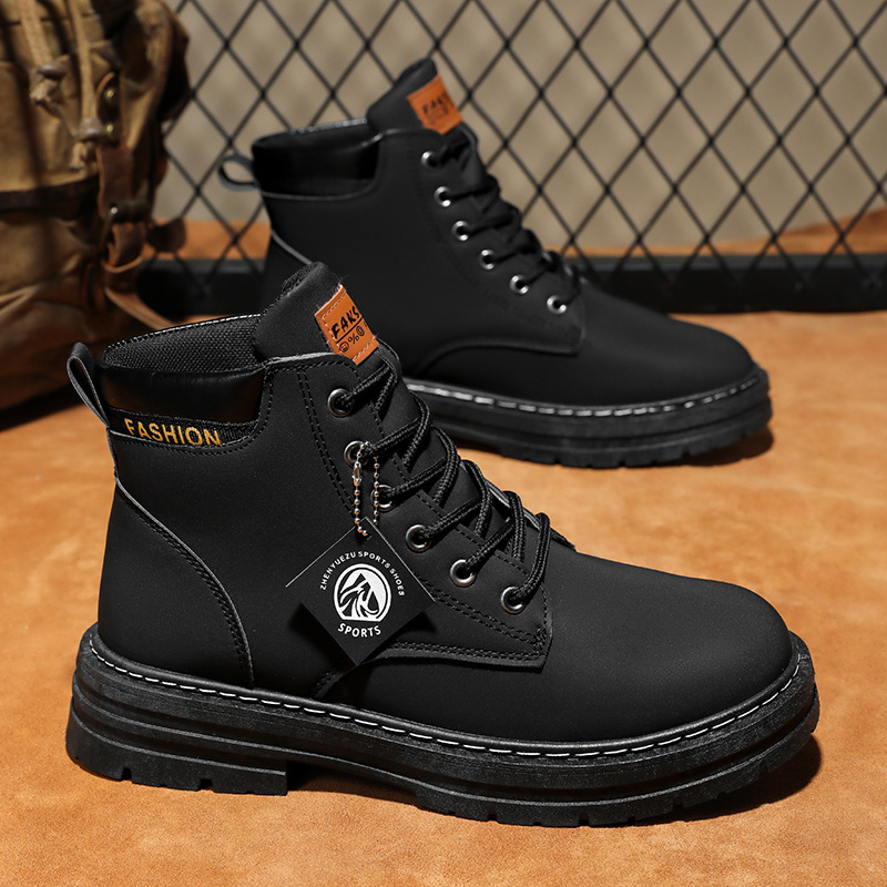 Mens Fashion Autumn 2025 - Sepatu Boots Tinggi Pria 2025 Musim
