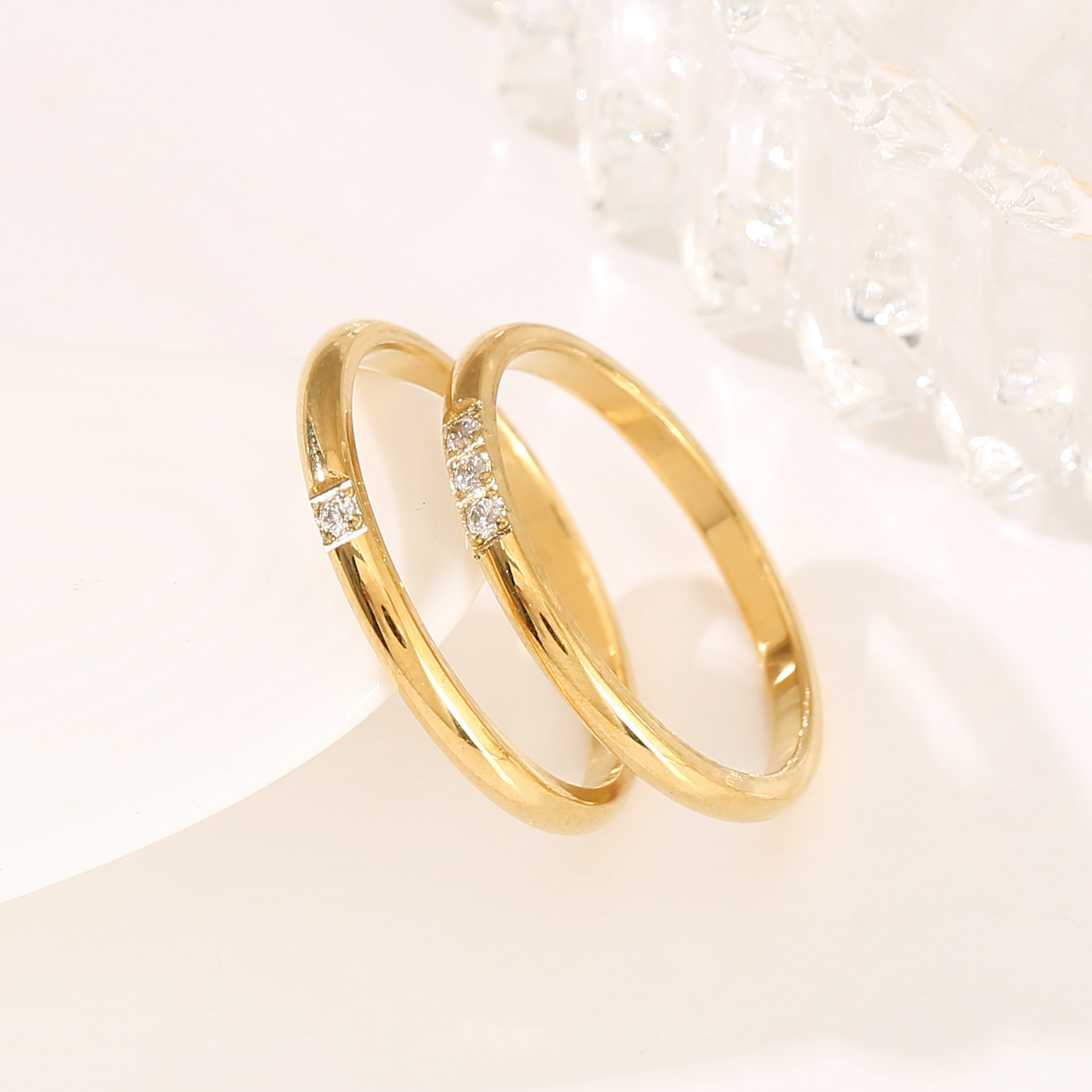 Men'S Fashion Today - Cincin Zirkon Putih Royal Baja Tahan