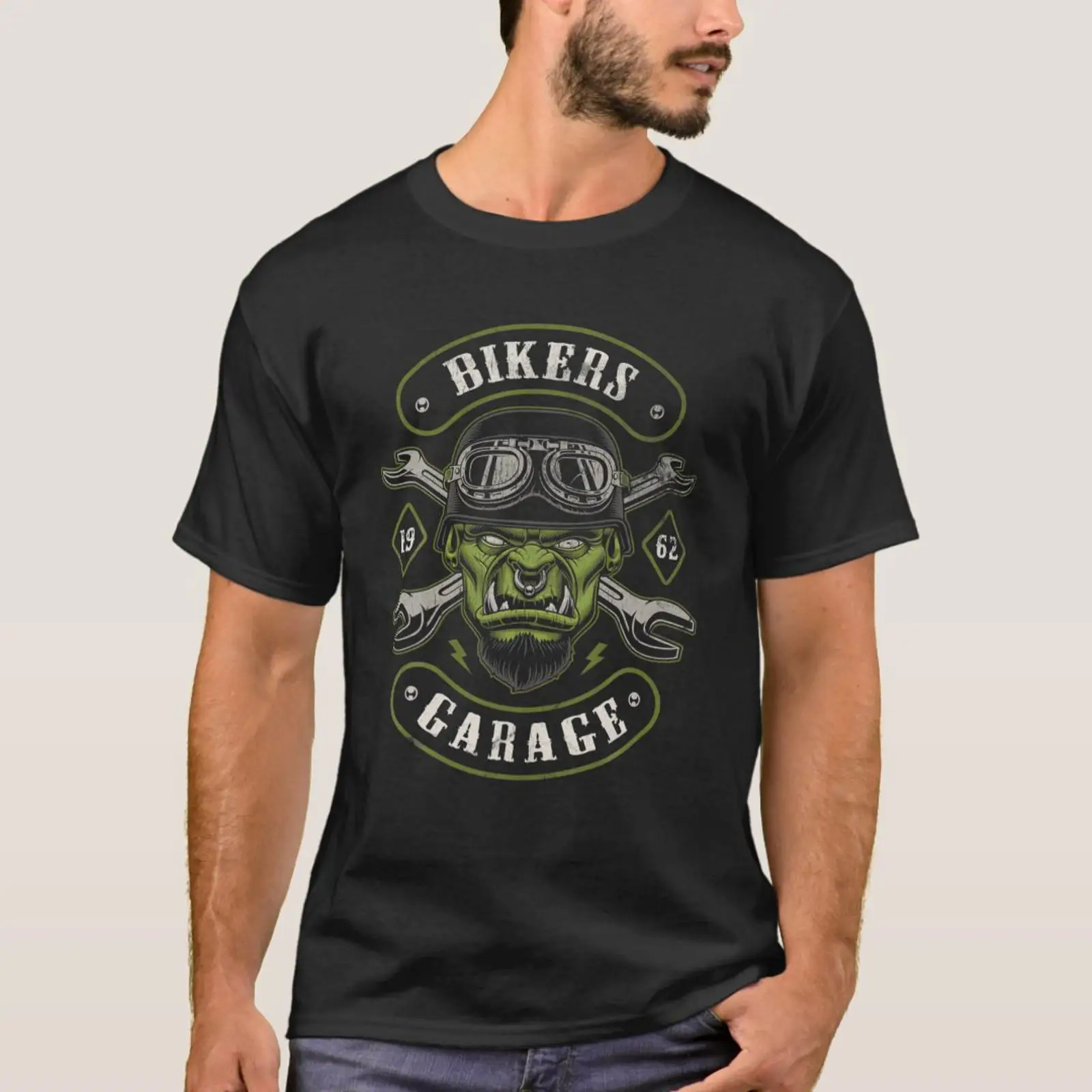 Men'S Fashion Garage - Kaos Motor Vintage 1962 Birthday Biker