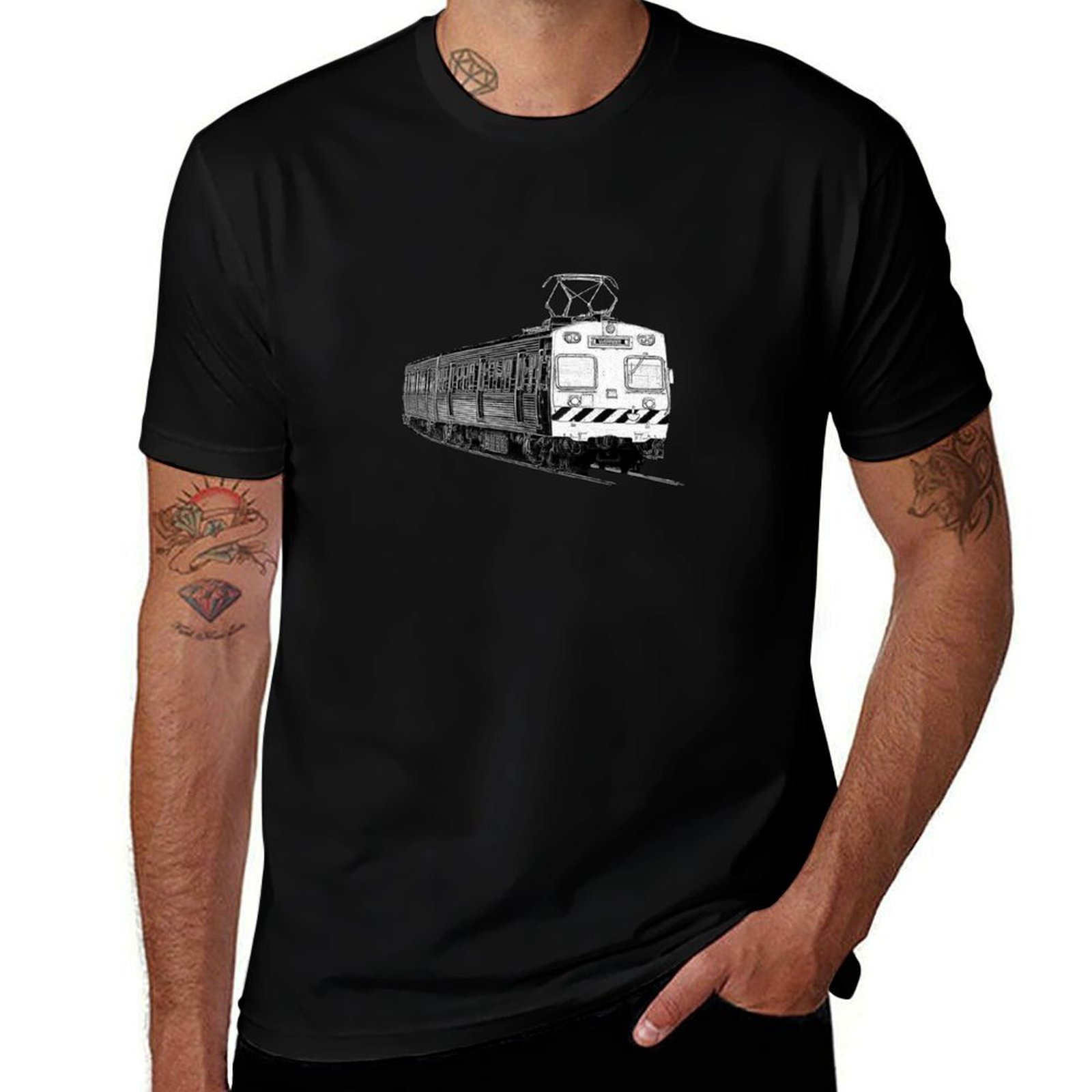 Mens Fashion Melbourne - Kaos T-Shirt Kereta Hitachi Melbourne, Kaos