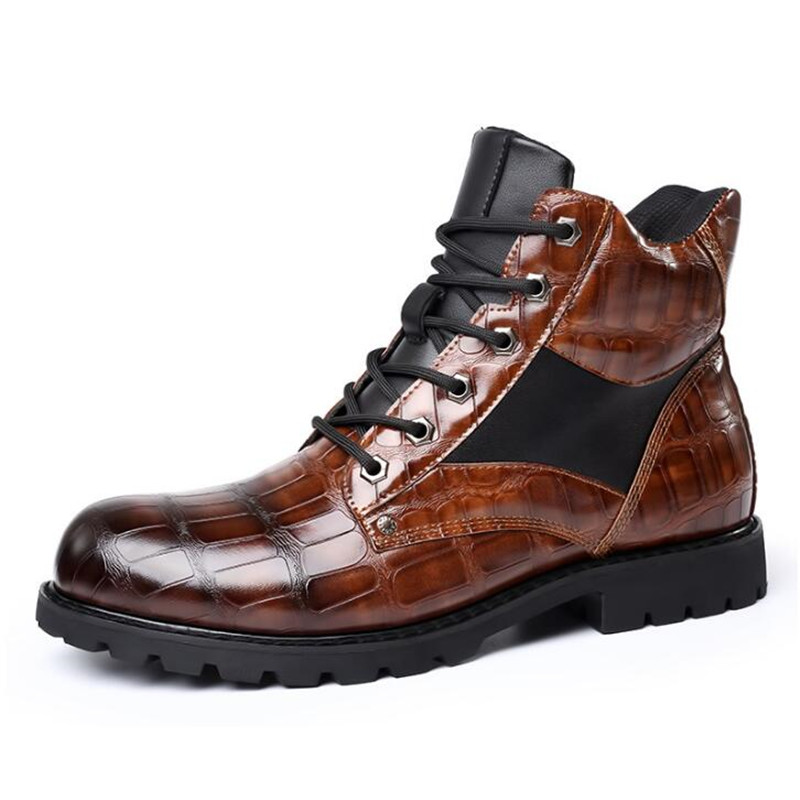 Mens Fashion Zapatos - Sepatu Bot Pria Bermerek Mewah Sepatu