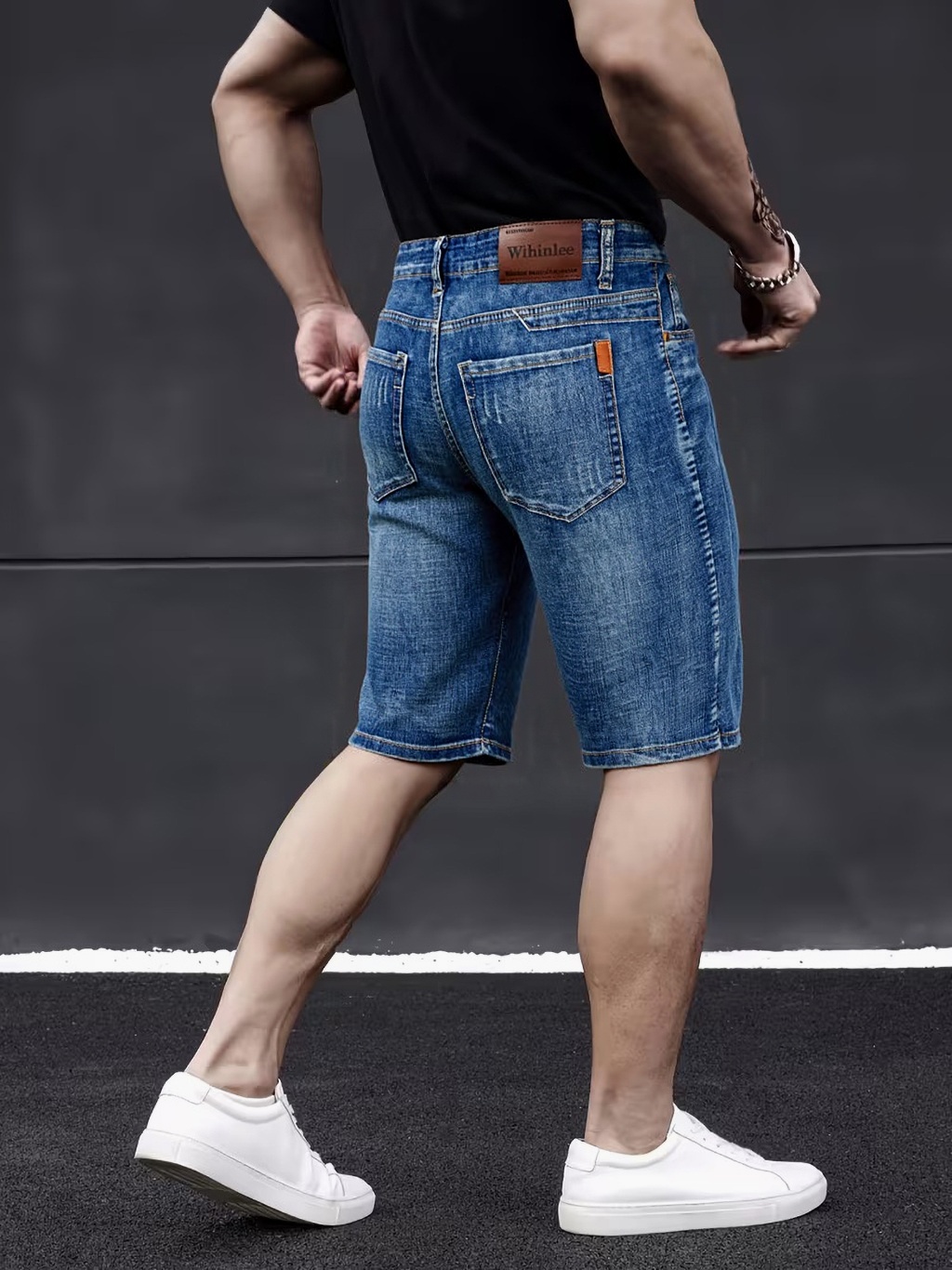 Mens Fashion Denim - Wthinlee Celana Jeans Pria Bisnis Baru