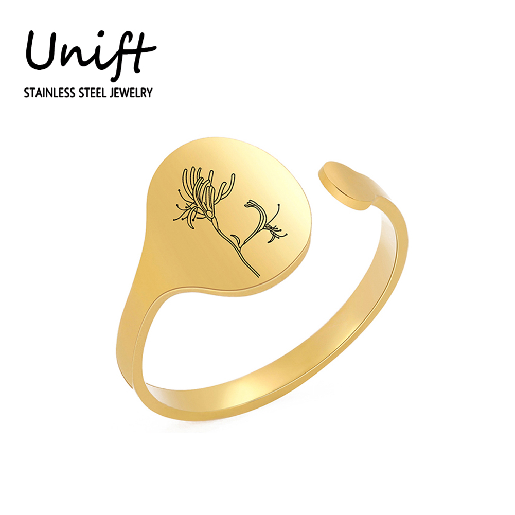 Men'S Fashion Today - Cincin Bunga Bulan Unift dari Baja