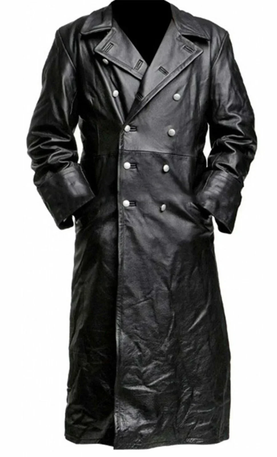 Trench Coat Men - Kostum Halloween untuk Pria, Seragam Militer