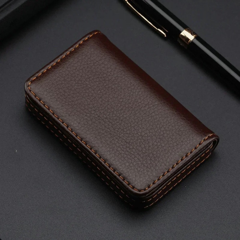 Dompet Kartu Kredit Kulit PU J - Men'S Fashion Visiting Card ulasan dan harga
