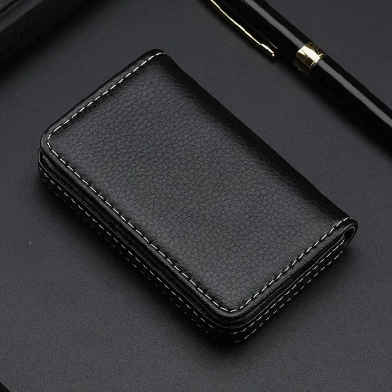 Dompet Kartu Kredit Kulit PU J - Men'S Fashion Visiting Card ulasan dan harga