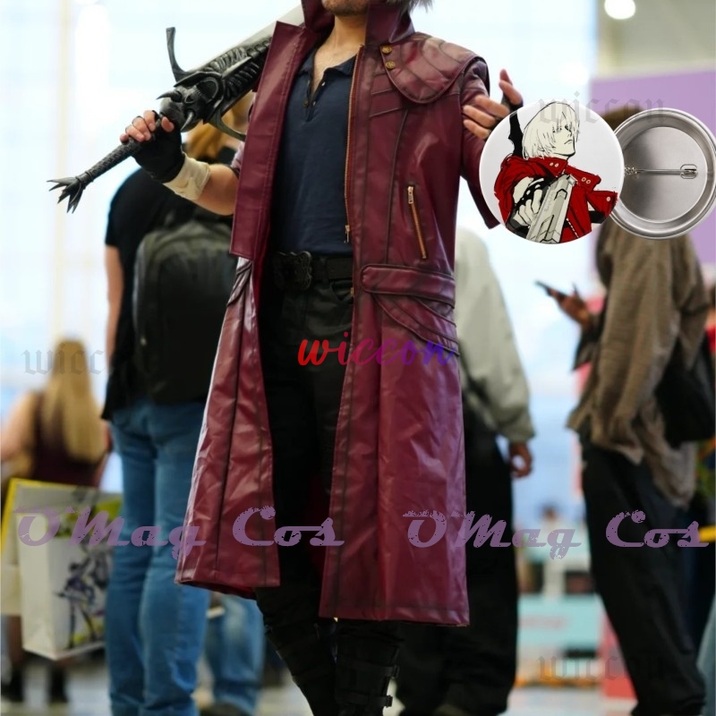 Dante Cosplay Mantel Panjang M - Trench Coat Men ulasan dan harga