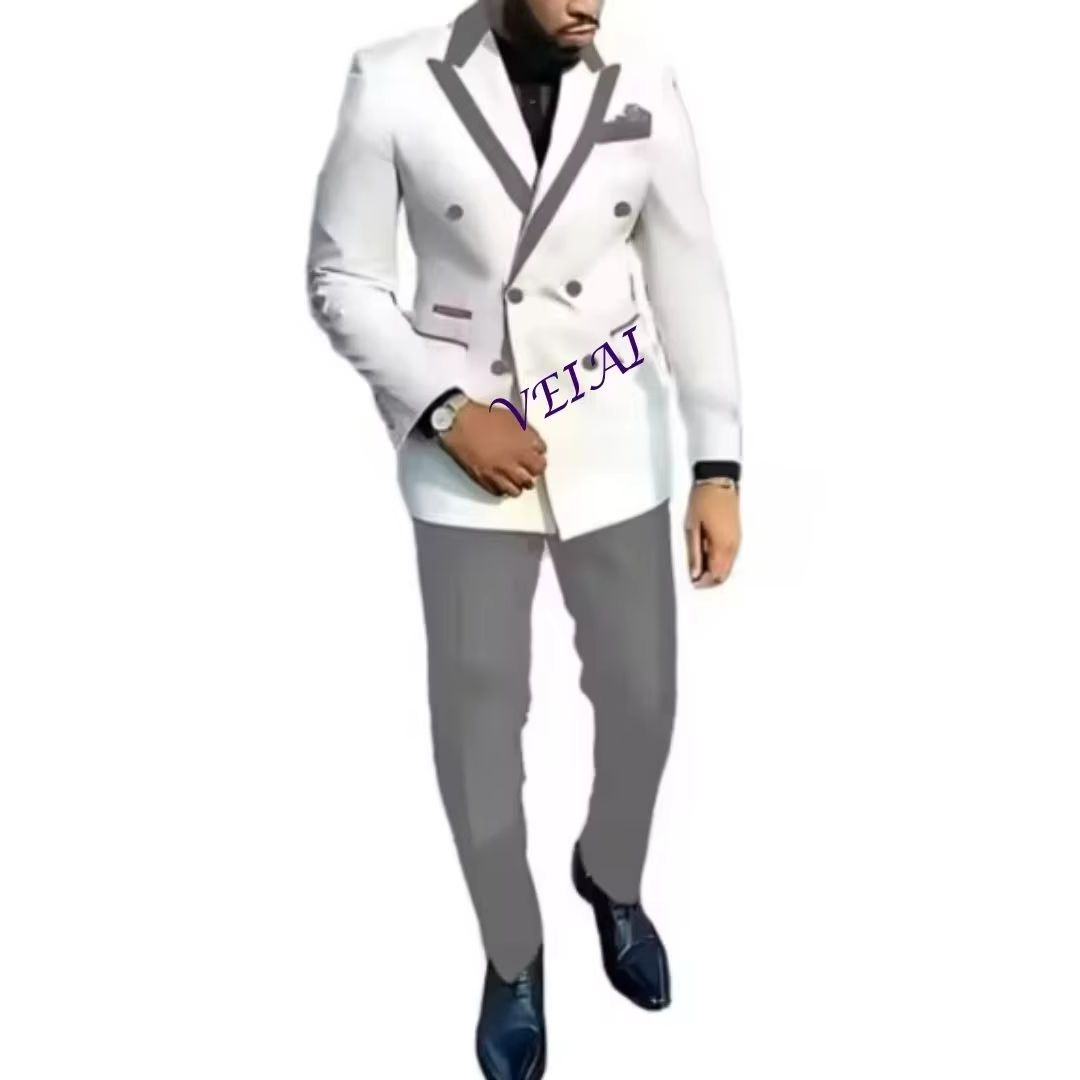 Setelan Jas Pria 2-Potong Warn - Mens Fashion Blazer ulasan dan harga