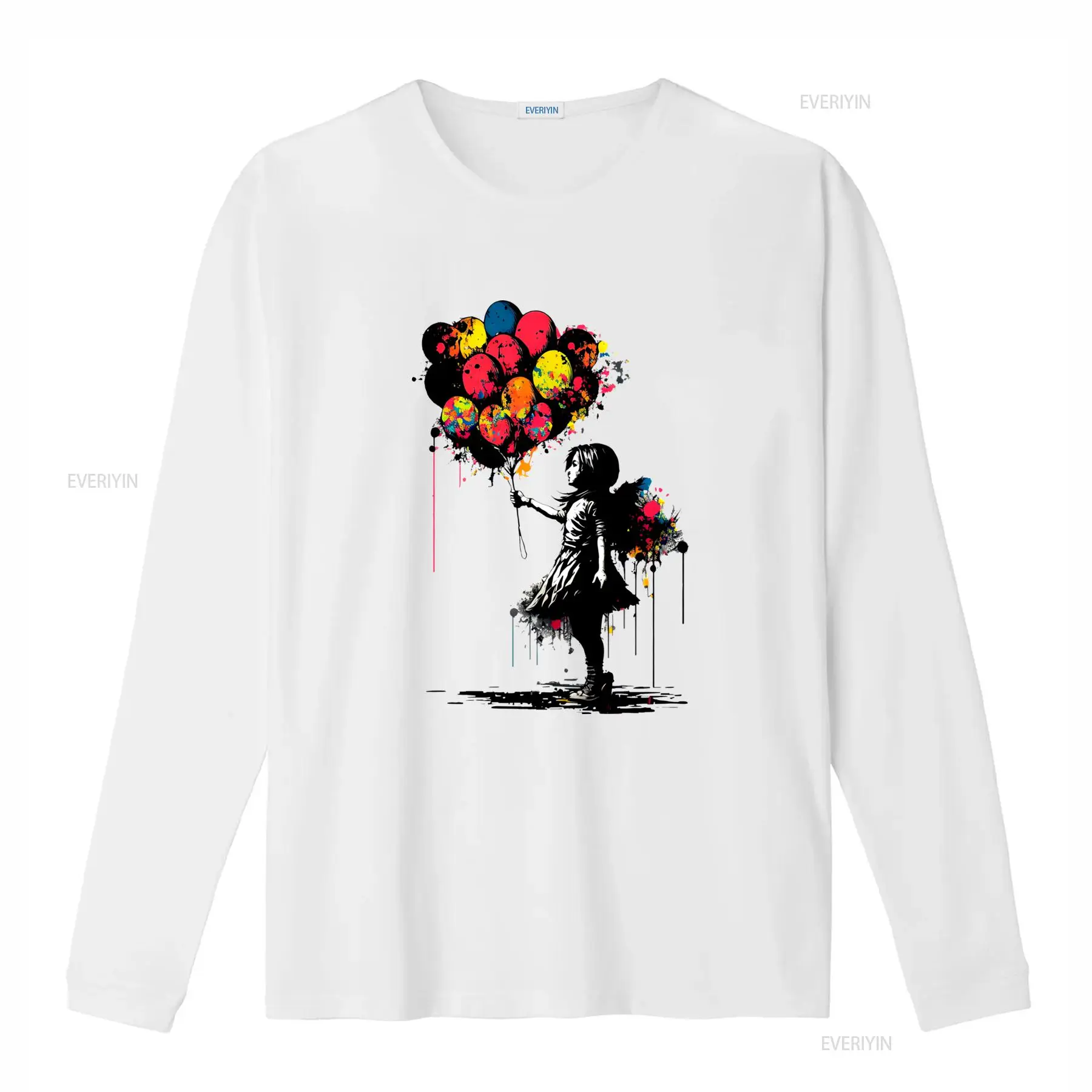 Kaos Banksy Peace Balloon Girl - Men'S Fashion Aesthetics ulasan dan harga
