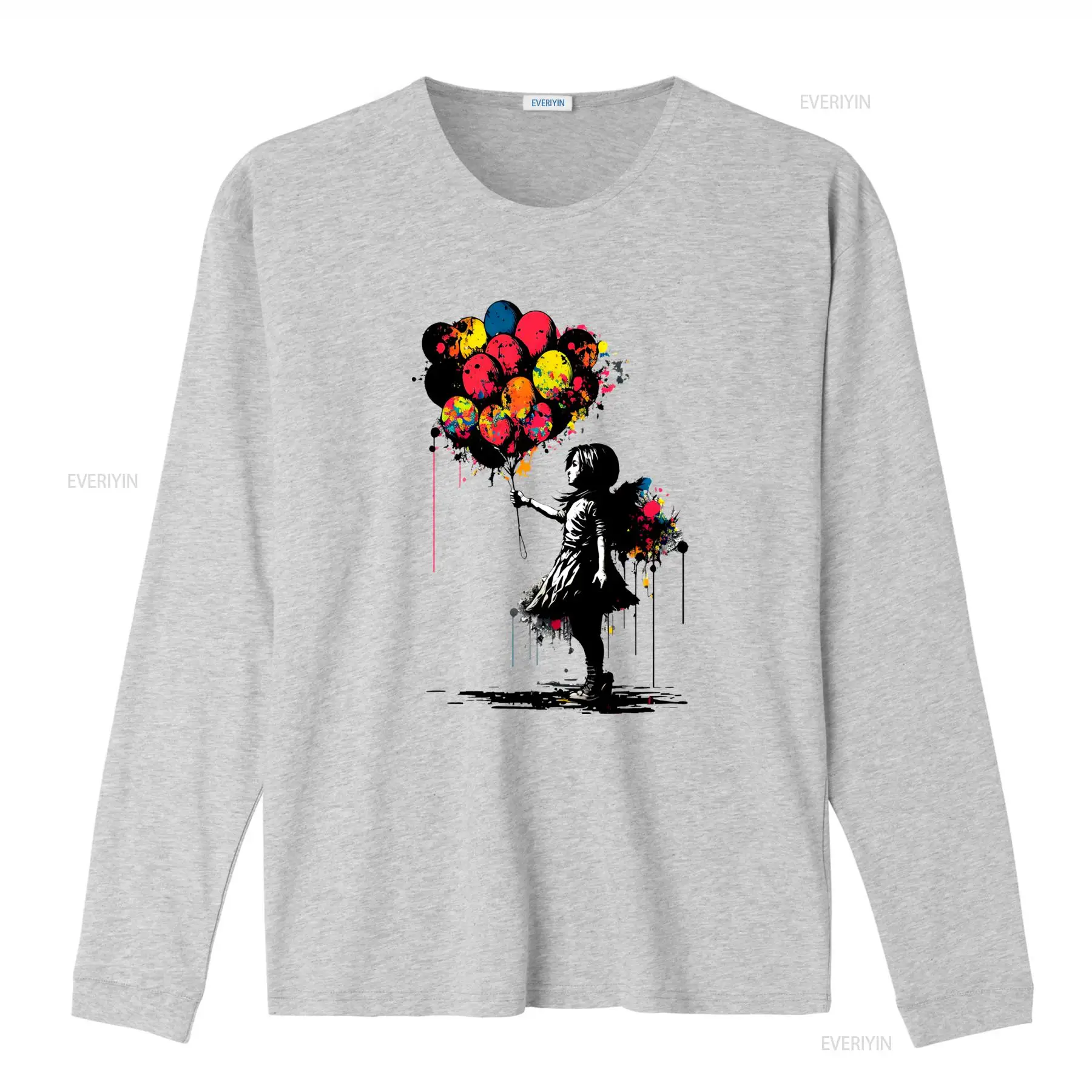 Kaos Banksy Peace Balloon Girl - Men'S Fashion Aesthetics ulasan dan harga