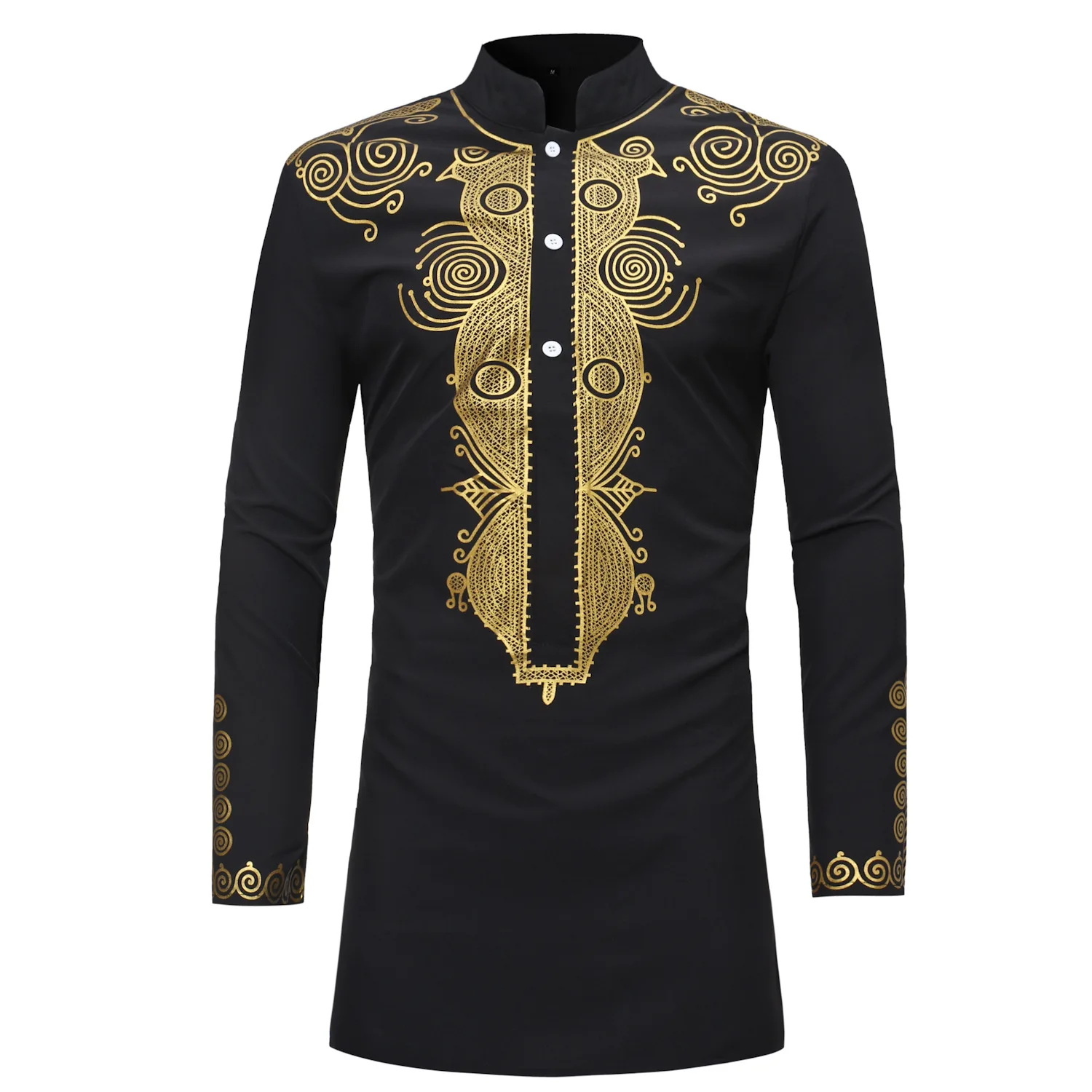 Berdiri Kerah Kemeja Muslim Pr - Men'S Fashion Kurta ulasan dan harga