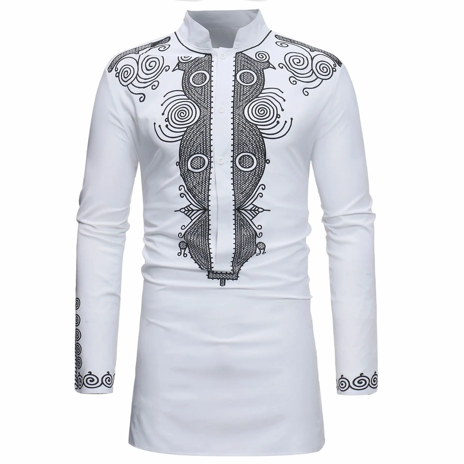 Berdiri Kerah Kemeja Muslim Pr - Men'S Fashion Kurta ulasan dan harga