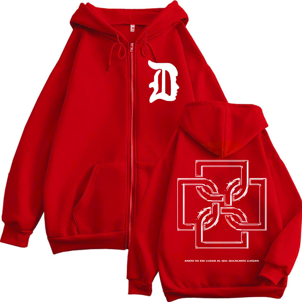 Hoodie Zipper Grafis Logo Rapp - Men'S Fashion Zipper Hoodie ulasan dan harga
