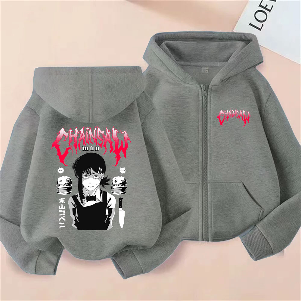 Hoodie Zipper Grafis Anime Cha - Men'S Fashion Zipper Hoodie ulasan dan harga