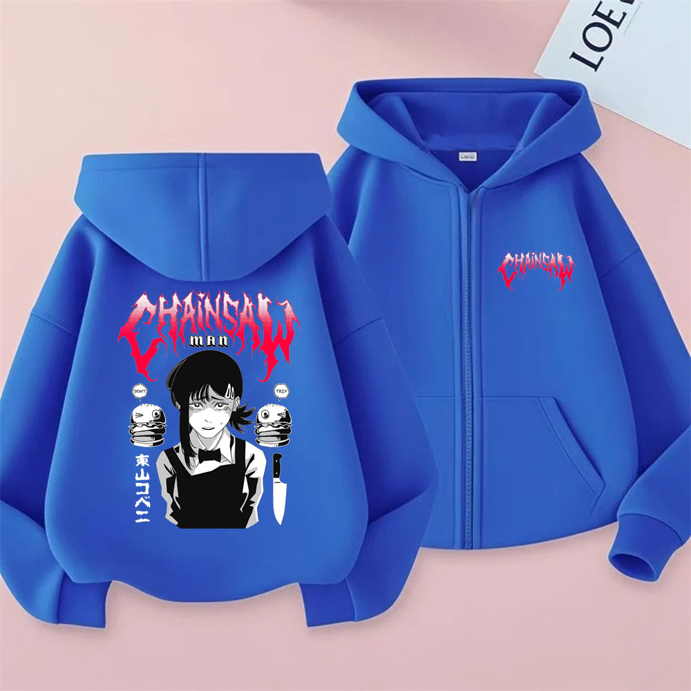 Hoodie Zipper Grafis Anime Cha - Men'S Fashion Zipper Hoodie ulasan dan harga