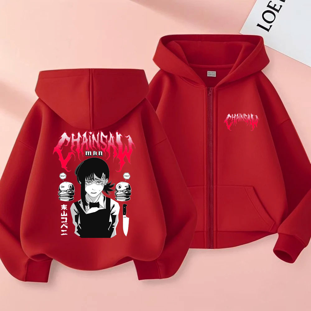 Hoodie Zipper Grafis Anime Cha - Men'S Fashion Zipper Hoodie ulasan dan harga