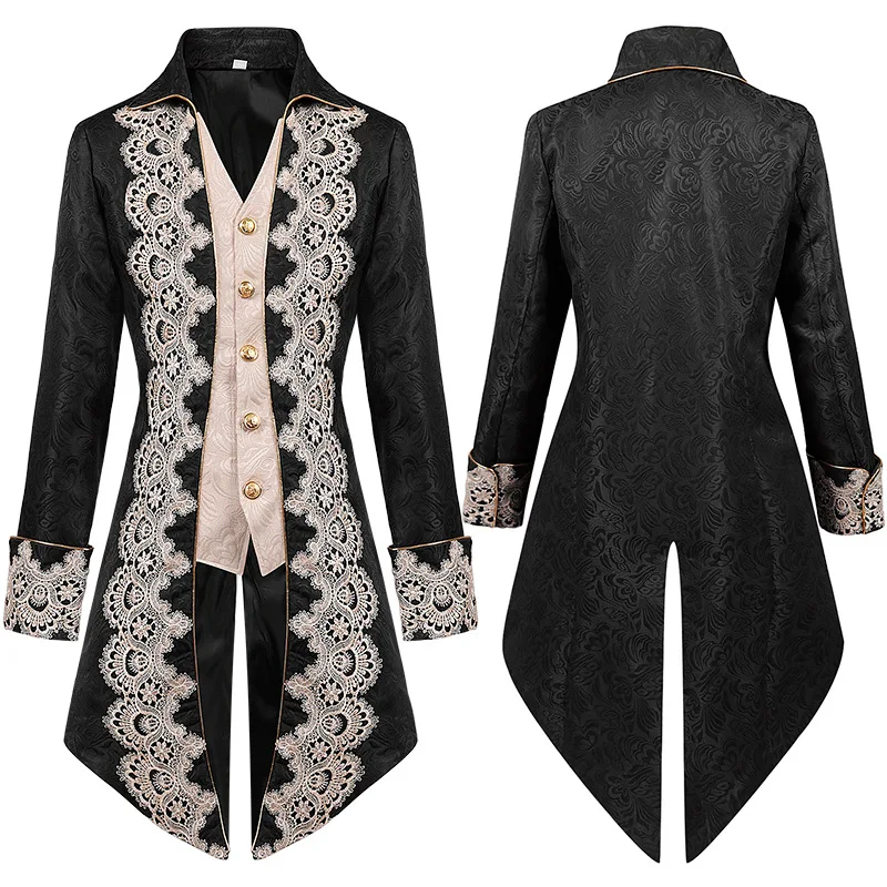 Halloween Pria Wanita Abad Per - Trench Coat Men ulasan dan harga