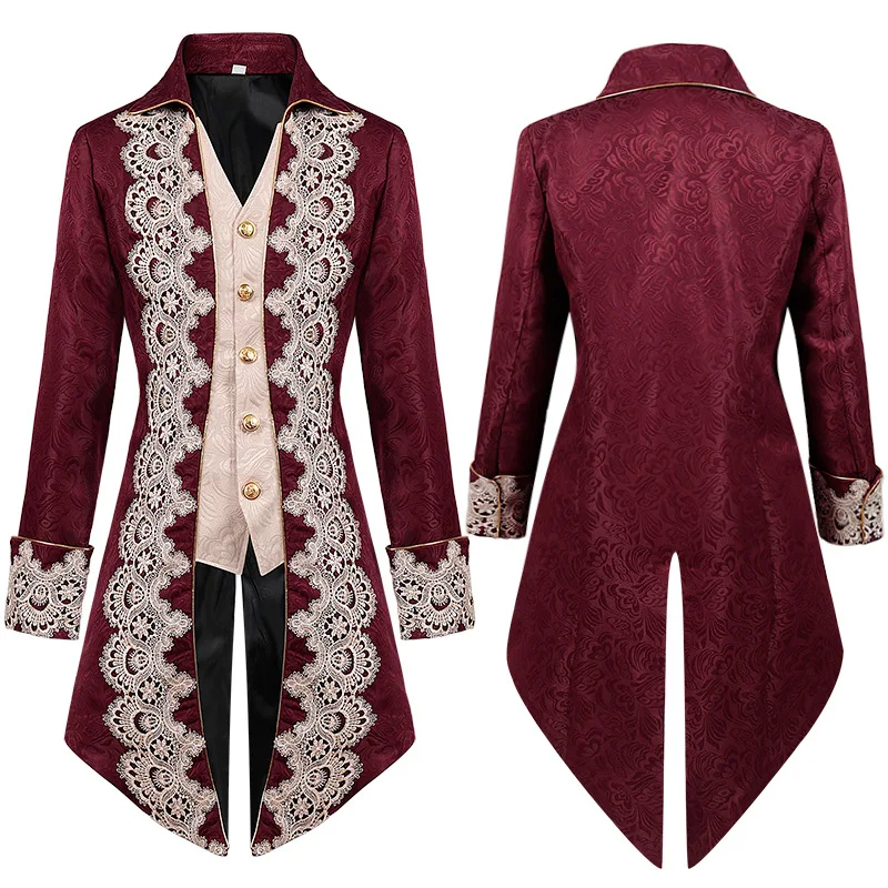 Halloween Pria Wanita Abad Per - Trench Coat Men ulasan dan harga