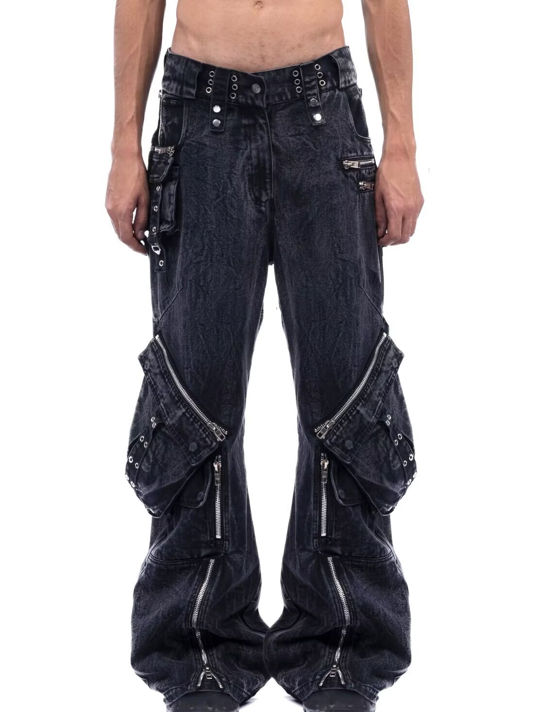 Celana Jeans Hitam Y2K Gothic  - Men'S Fashion With Baggy Jeans ulasan dan harga