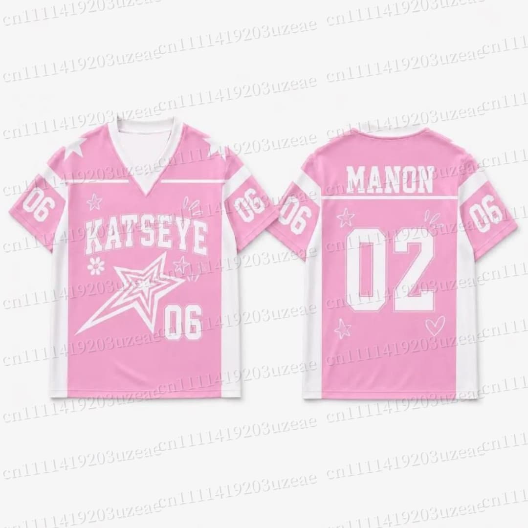 Kaos Grafis Bintang Pink KATSE - Men'S Fashion Aesthetics ulasan dan harga