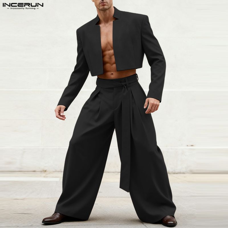 INCERUN Setelan Pria Blazer Cr - Mens Fashion Blazer ulasan dan harga