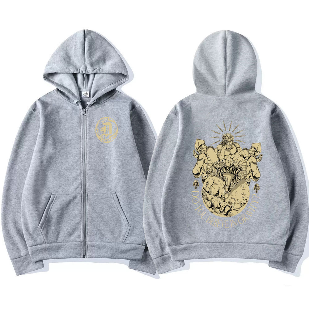 Hoodie Resleting Anime Jojo Bi - Men'S Fashion Zipper Hoodie ulasan dan harga