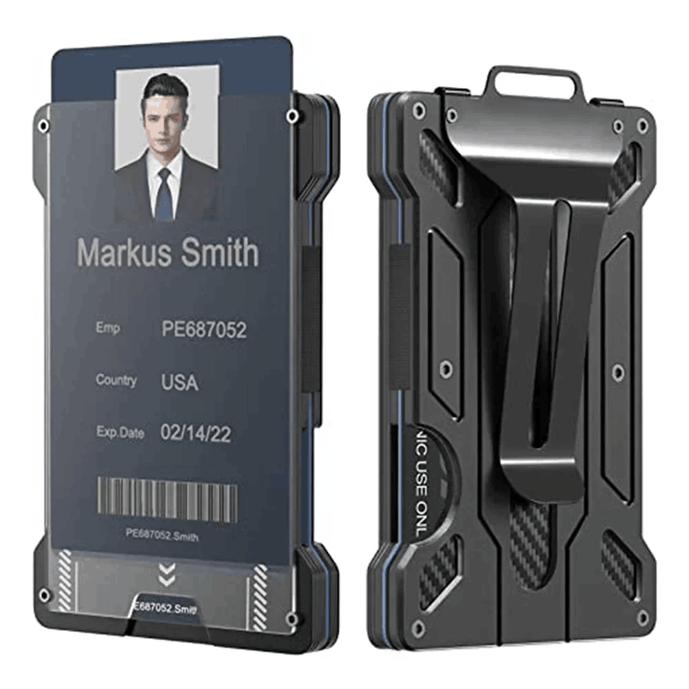 Dompet Kartu Metal Anti-RFID T - Men'S Fashion Visiting Card ulasan dan harga