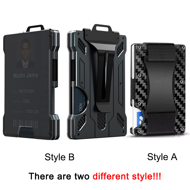 Dompet Kartu Metal Anti-RFID T - Men'S Fashion Visiting Card ulasan dan harga