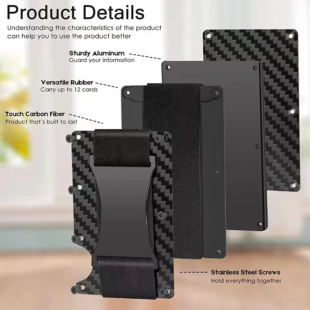 Dompet Kartu Metal Anti-RFID T - Men'S Fashion Visiting Card ulasan dan harga