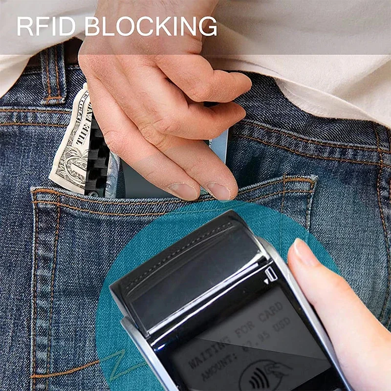 Dompet Kartu Metal Anti-RFID T - Men'S Fashion Visiting Card ulasan dan harga