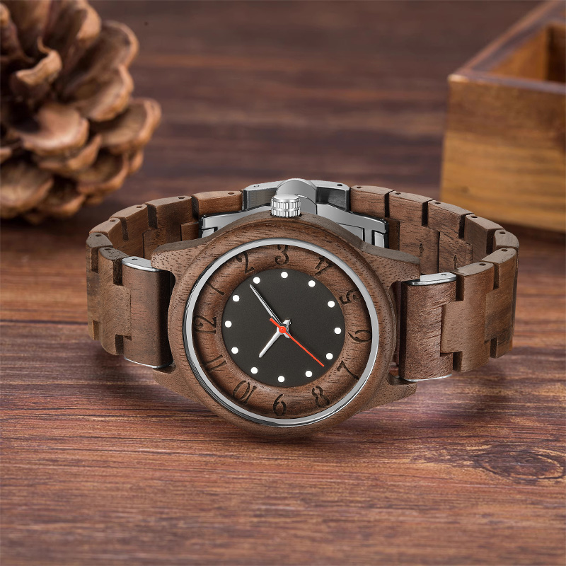 Jam Tangan Kuarsa Kayu dengan  - Mens Fashion In 1920 ulasan dan harga