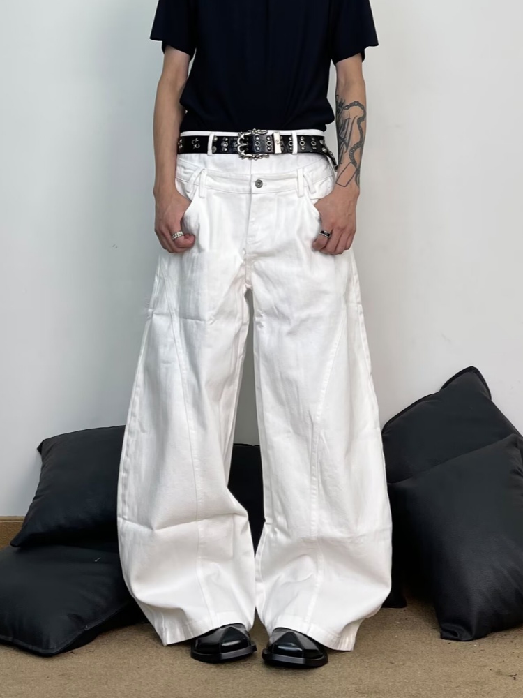 Celana Jeans Baggy Putih Doubl - Men'S Fashion With Baggy Jeans ulasan dan harga