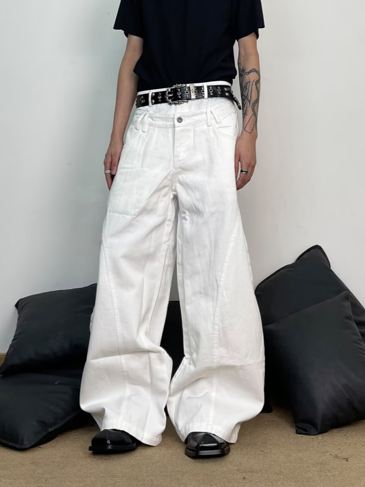 Celana Jeans Baggy Putih Doubl - Men'S Fashion With Baggy Jeans ulasan dan harga