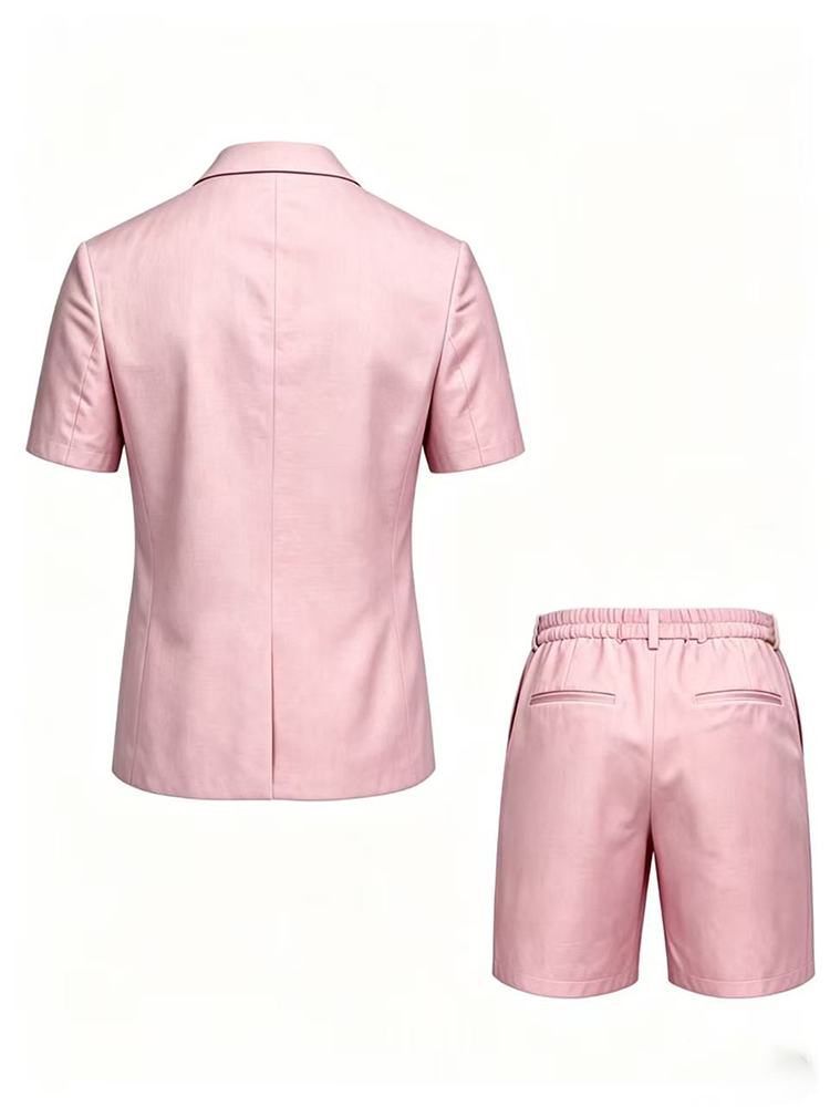 Setelan Pria Kasual Warna Soli - Mens Fashion Blazer ulasan dan harga