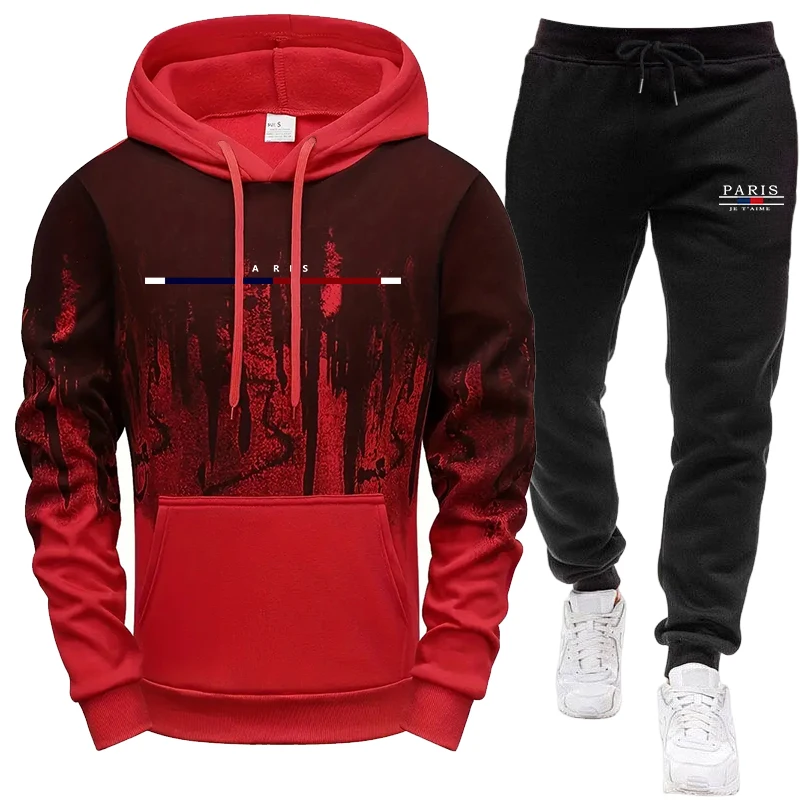 Setelan Pria/Hoodie/Celana Pan - Paris Fashion Men ulasan dan harga