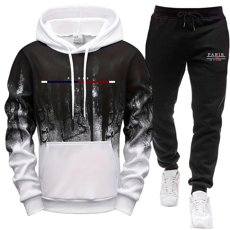 Setelan Pria/Hoodie/Celana Pan - Paris Fashion Men ulasan dan harga