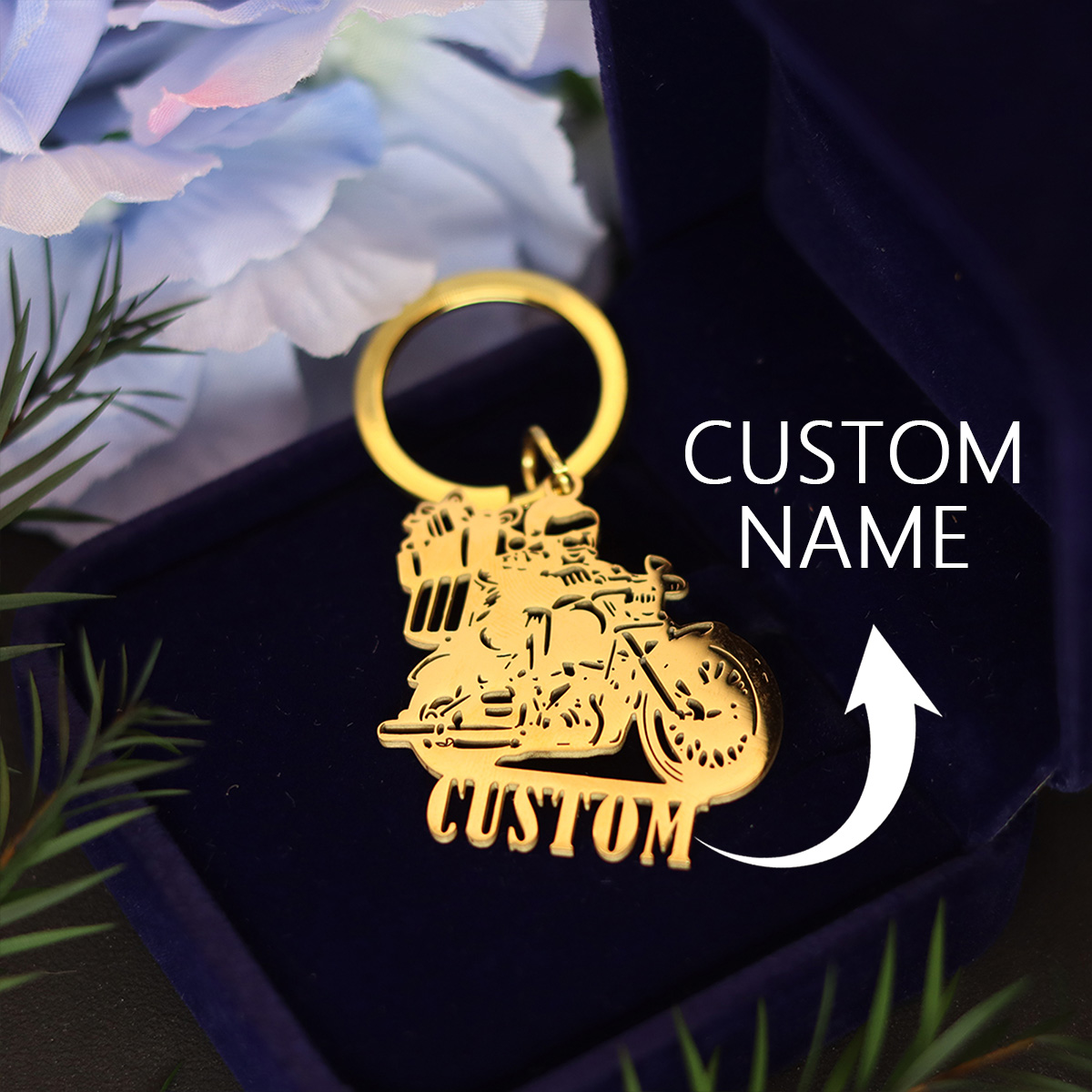 QIAMNI Gantungan Kunci Sepeda  - Men'S Fashion Gold Chain ulasan dan harga