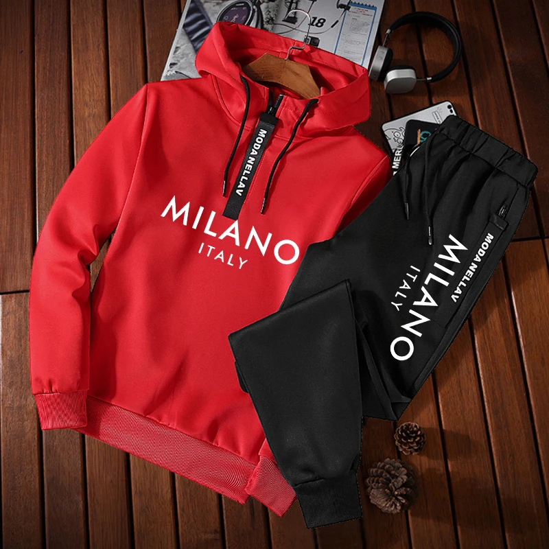 Setelan Olahraga Pria, Hoodie  - Men'S Fashion Zipper Hoodie ulasan dan harga