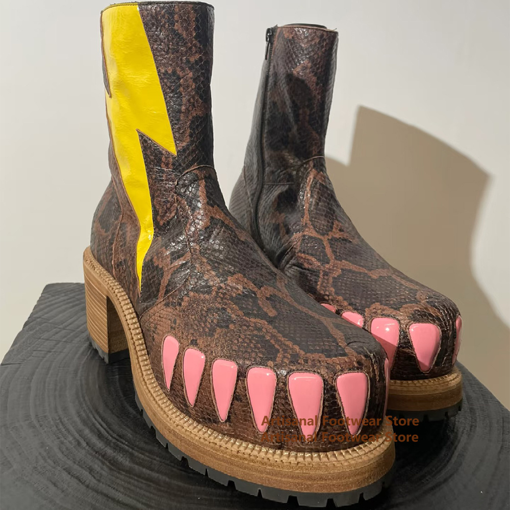 Sepatu Bot Pria Pola Gigi Buay - Mens Fashion Show ulasan dan harga