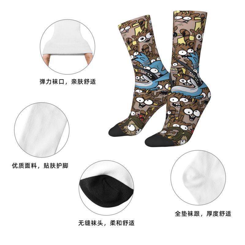 Kaos Kaki Santai Motif Kartun  - Mens Fashion Show ulasan dan harga