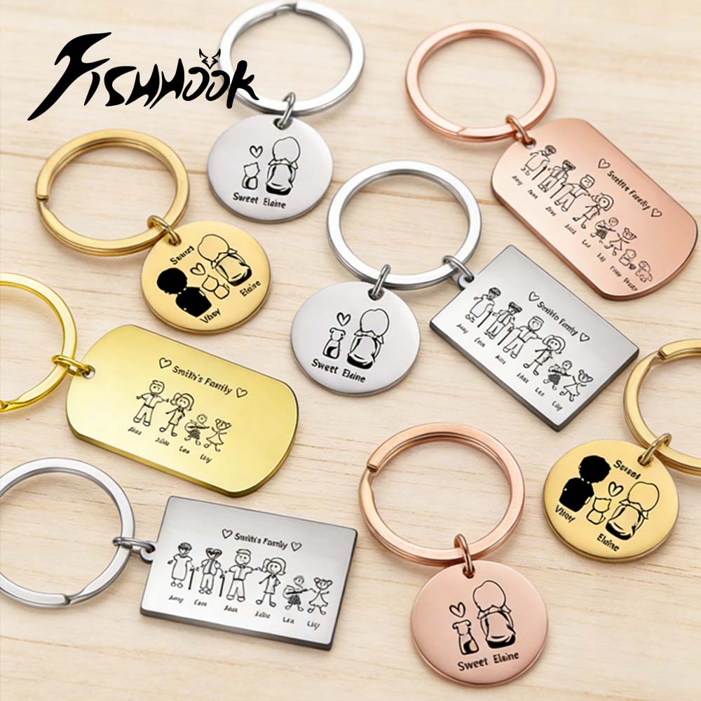 Gantungan Kunci Keluarga yang  - Men'S Fashion Gold Chain ulasan dan harga