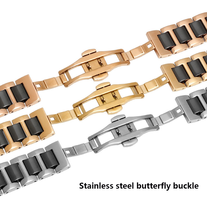 Gelang Jam Tangan Keramik Baja - Mens Fashion In 1920 ulasan dan harga