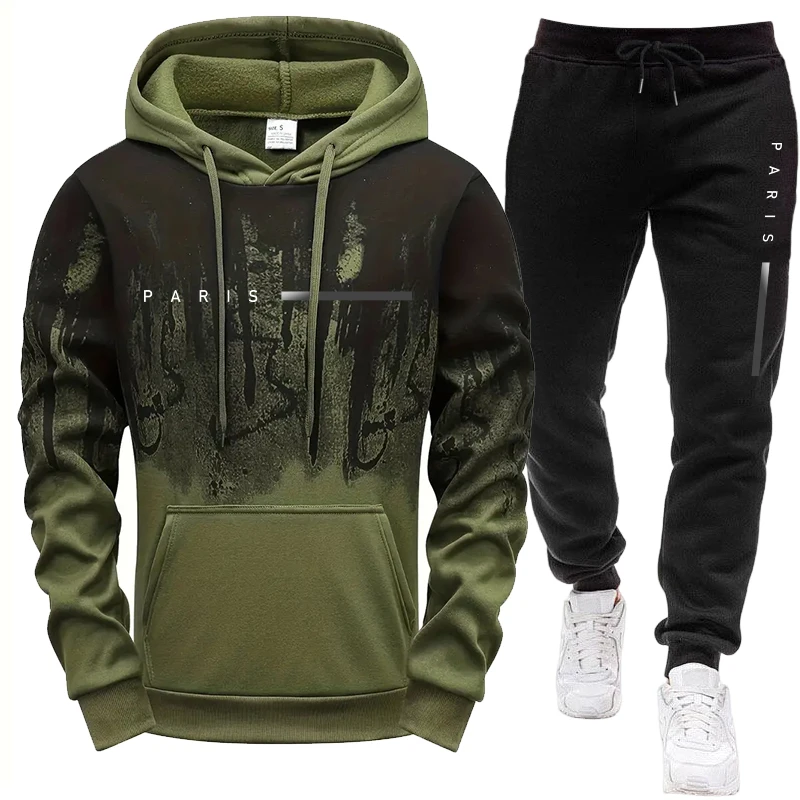 Setelan Pria/Hoodie/Celana Par - Paris Fashion Men ulasan dan harga