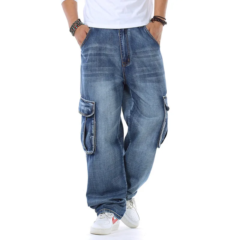 Celana jins pria longgar, cela - Men'S Fashion For Fat Guys ulasan dan harga