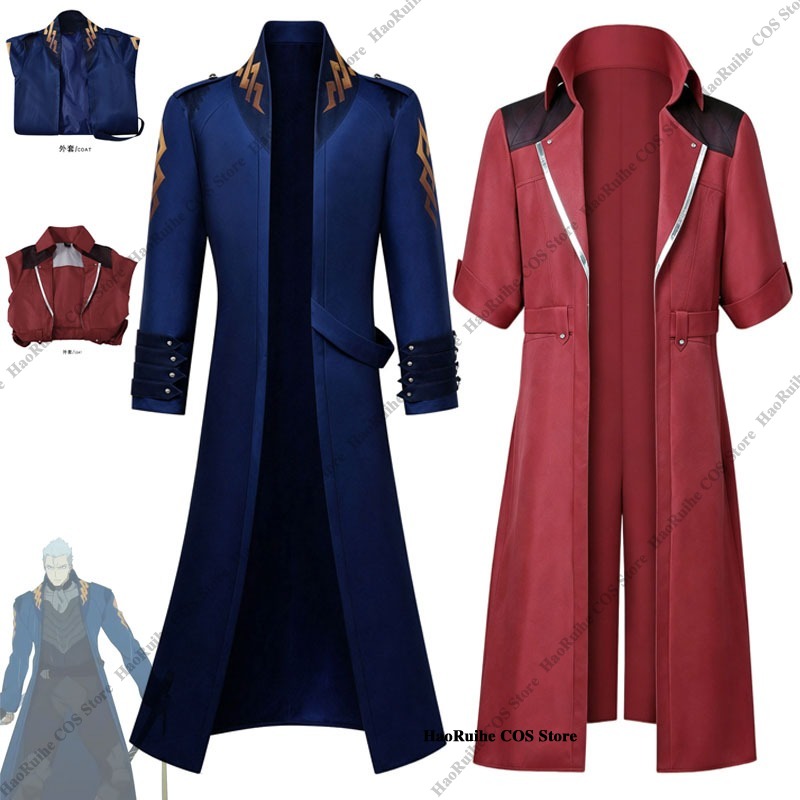 Kostum Cosplay Dante Vergil De - Trench Coat Men ulasan dan harga