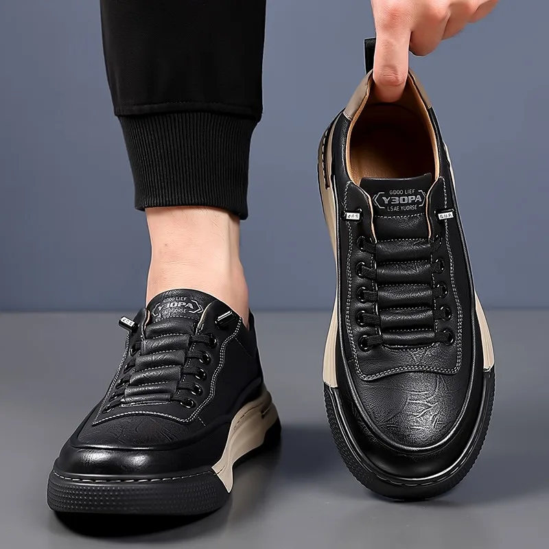 Sepatu sneaker pria kulit sapi - Mens Fashion Zapatos ulasan dan harga