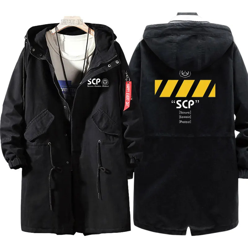 DY20New Prosedur Penahanan Khu - Trench Coat Men ulasan dan harga
