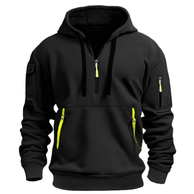 Hoodie Olahraga Kasual Pria, M - Men'S Fashion Zipper Hoodie ulasan dan harga